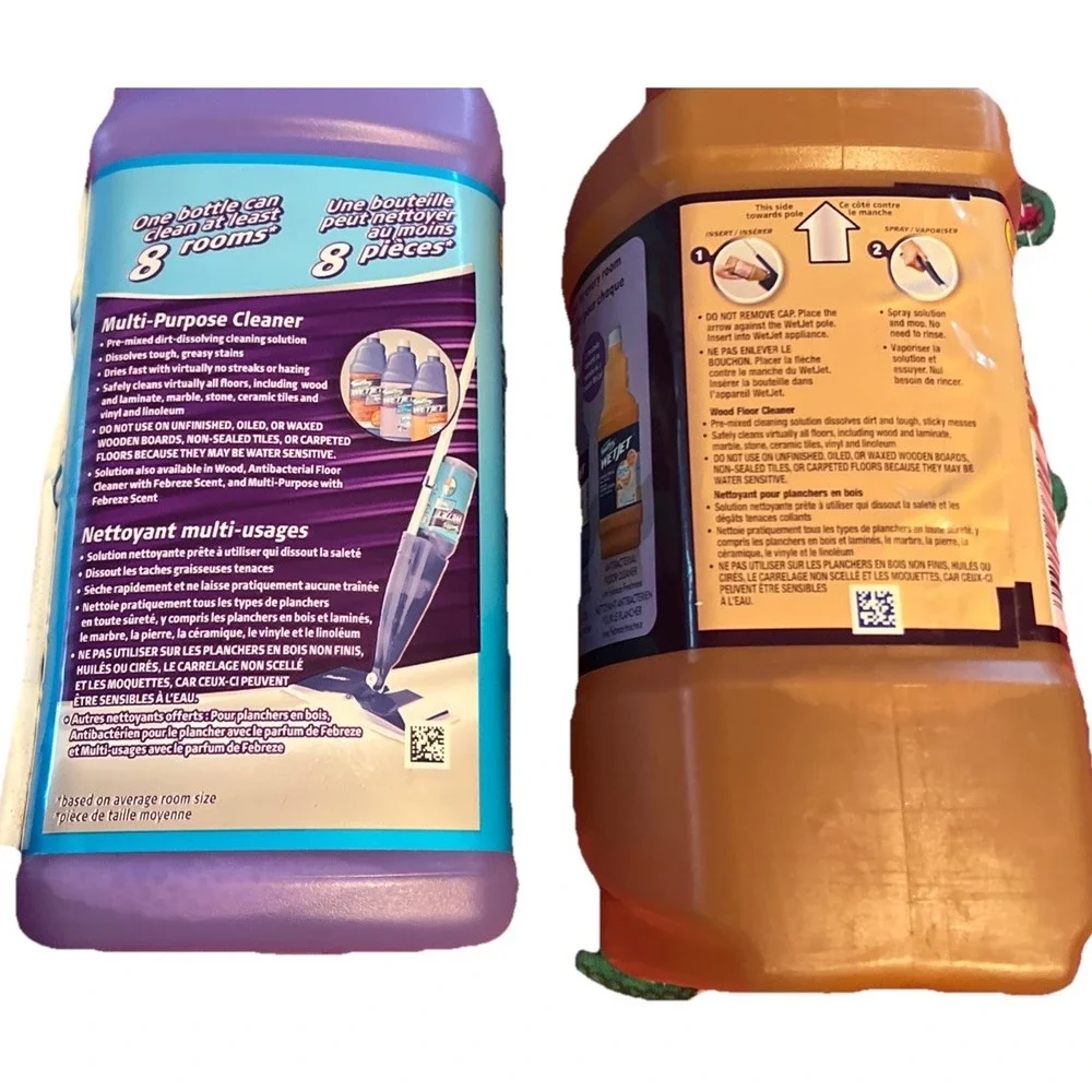 Swiffer WetJet Lot Of 2 - Multi Purpose & Wood‎ Floor Cleaner Refill